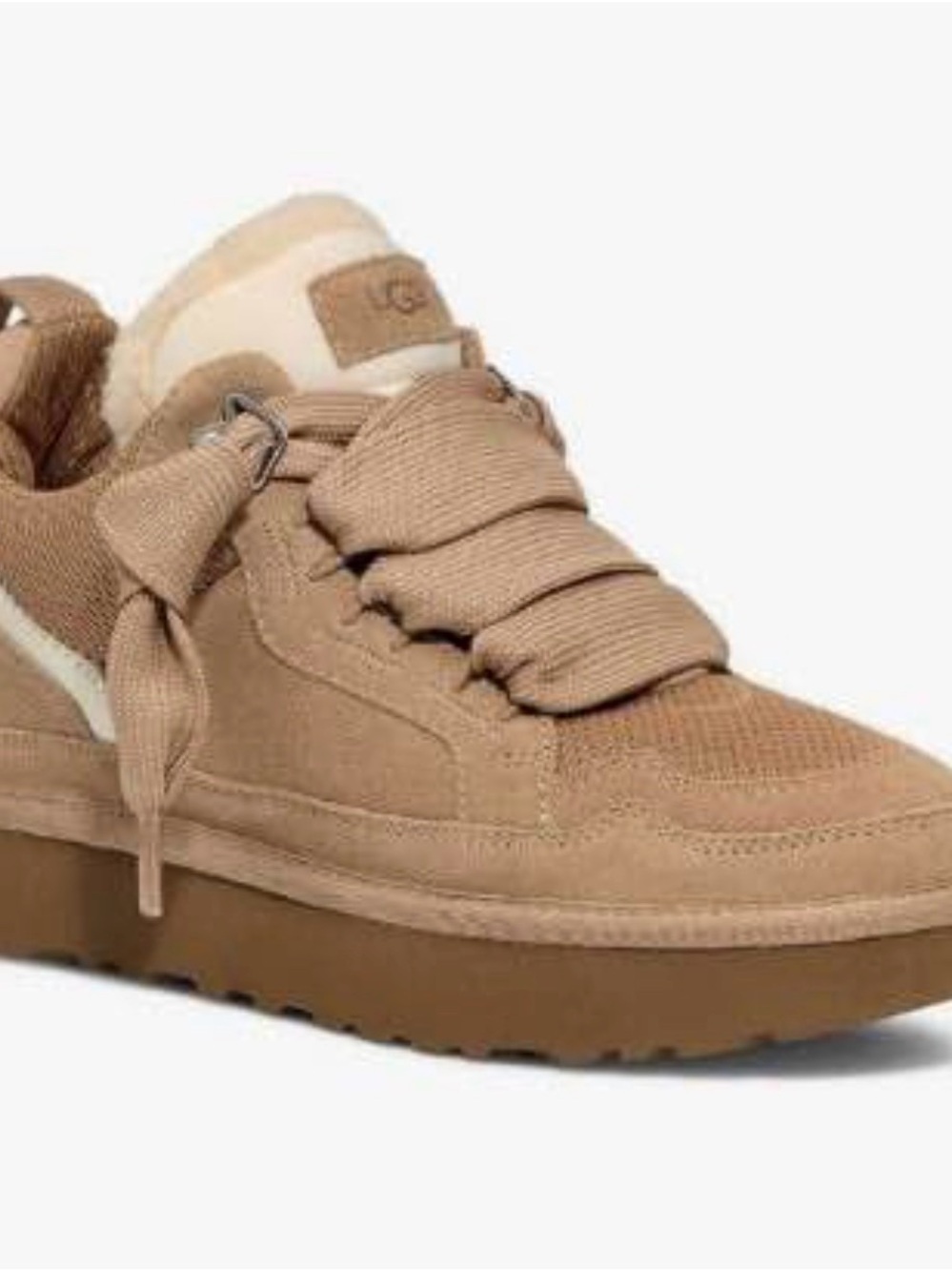 Brand new UGG Women's Chestnut Tan Lace-Up Suede Winter Sneaker Boots size 9
